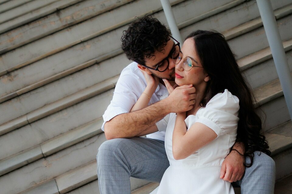 Ensaio Pré-Wedding Urbano da Manu e do Matheus no Centro de Joinville