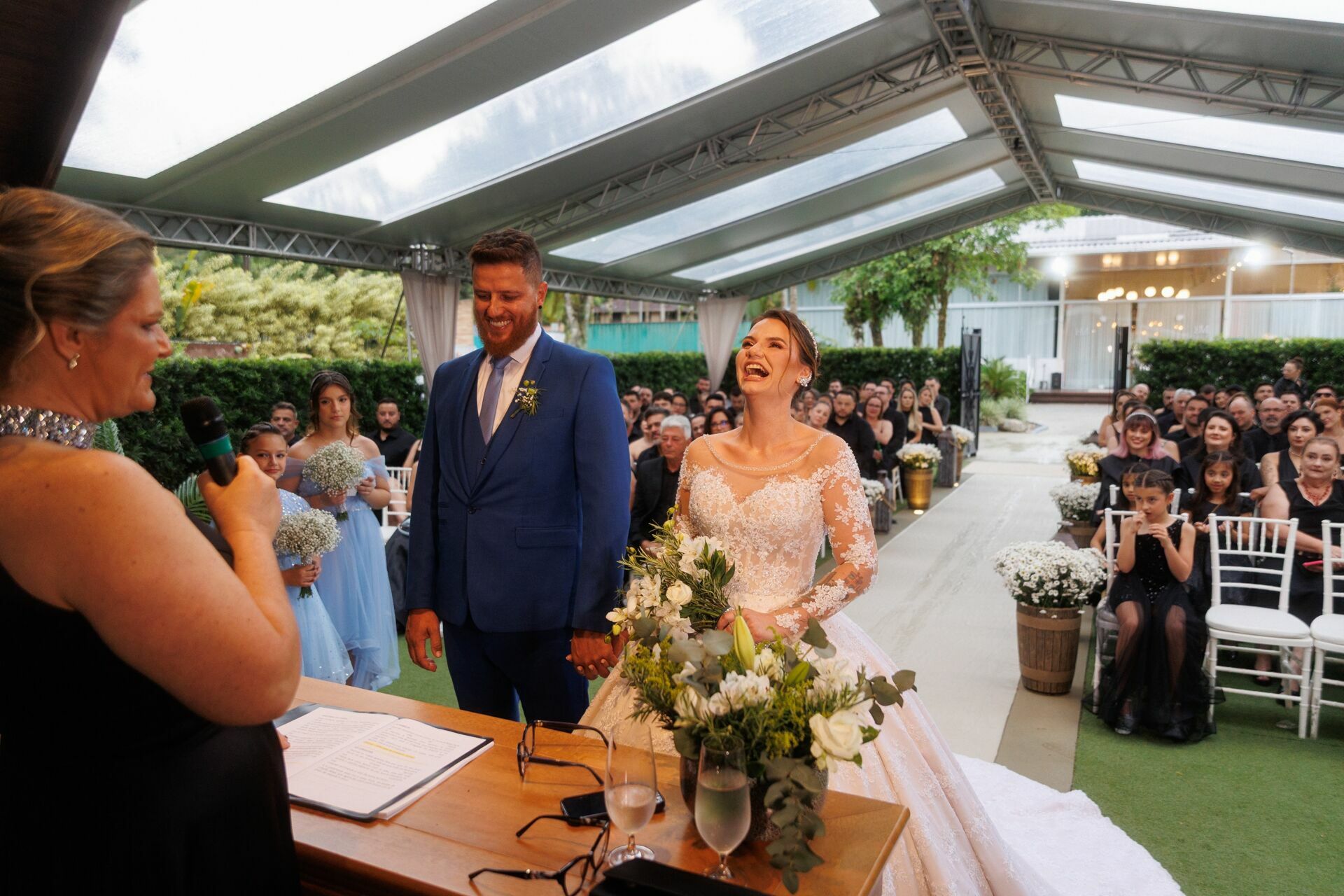 Foto Casamento Paola e Thomaz - Hausmesse Casa de Eventos Joinville Foto Casamento Paola e Thomaz - Hausmesse Casa de Eventos Joinville - Imagem 76