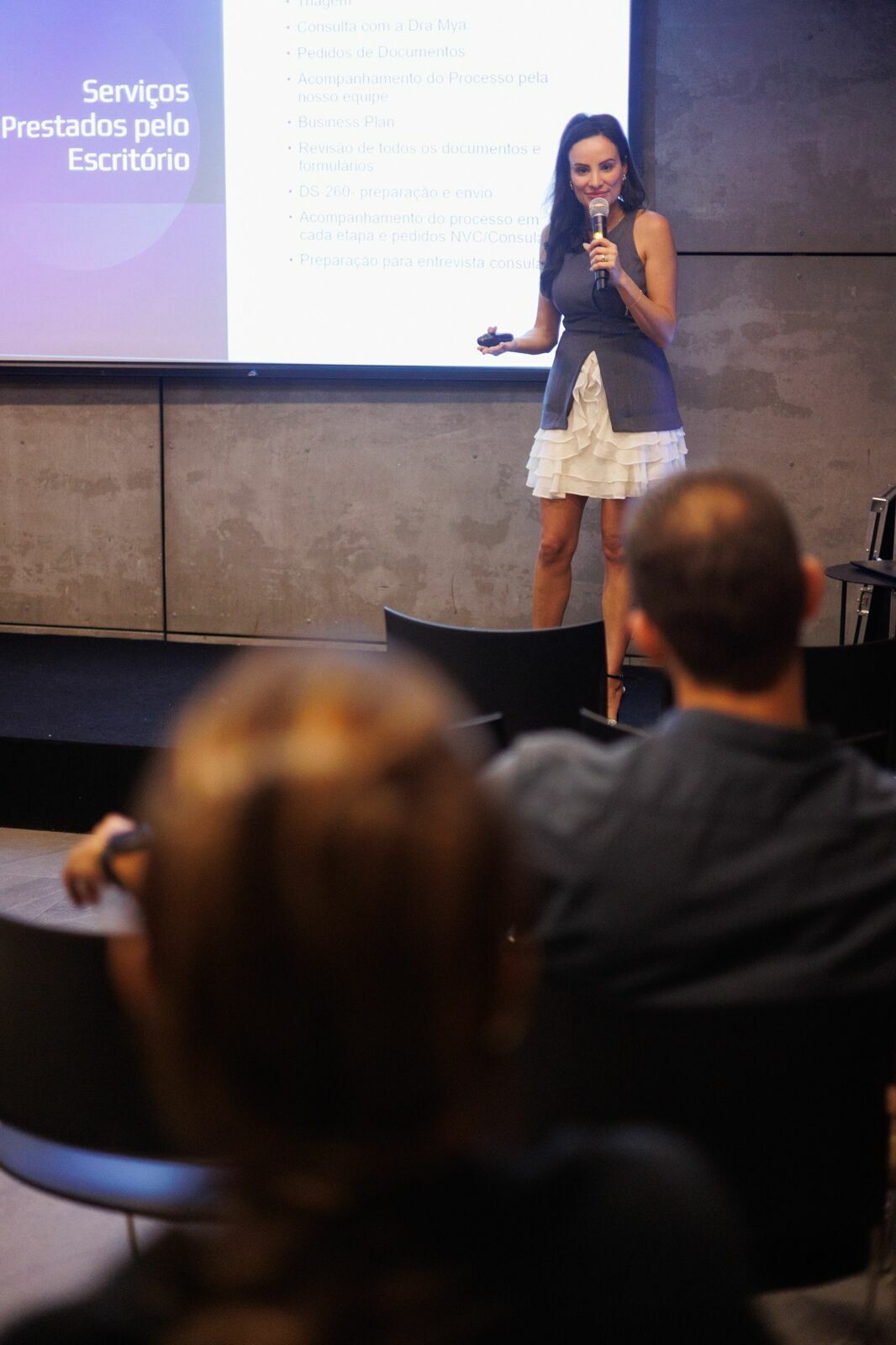 Foto Palestra da Mya Gasiorek da Lago Law Firm em Joinville - Fotógrafo para Eventos em Joinville - Imagem 19