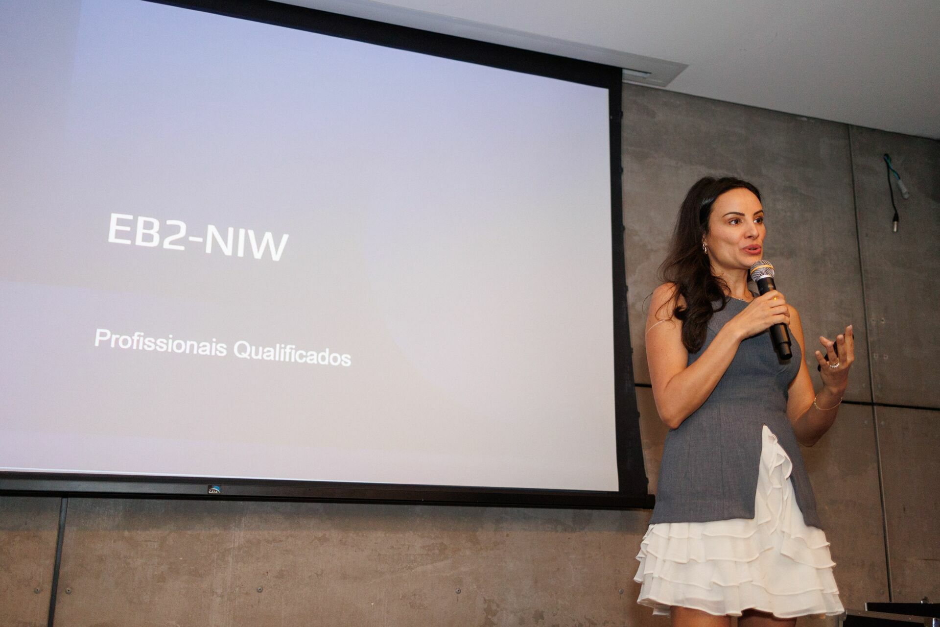 Foto Palestra da Mya Gasiorek da Lago Law Firm em Joinville - Fotógrafo para Eventos em Joinville - Imagem 16