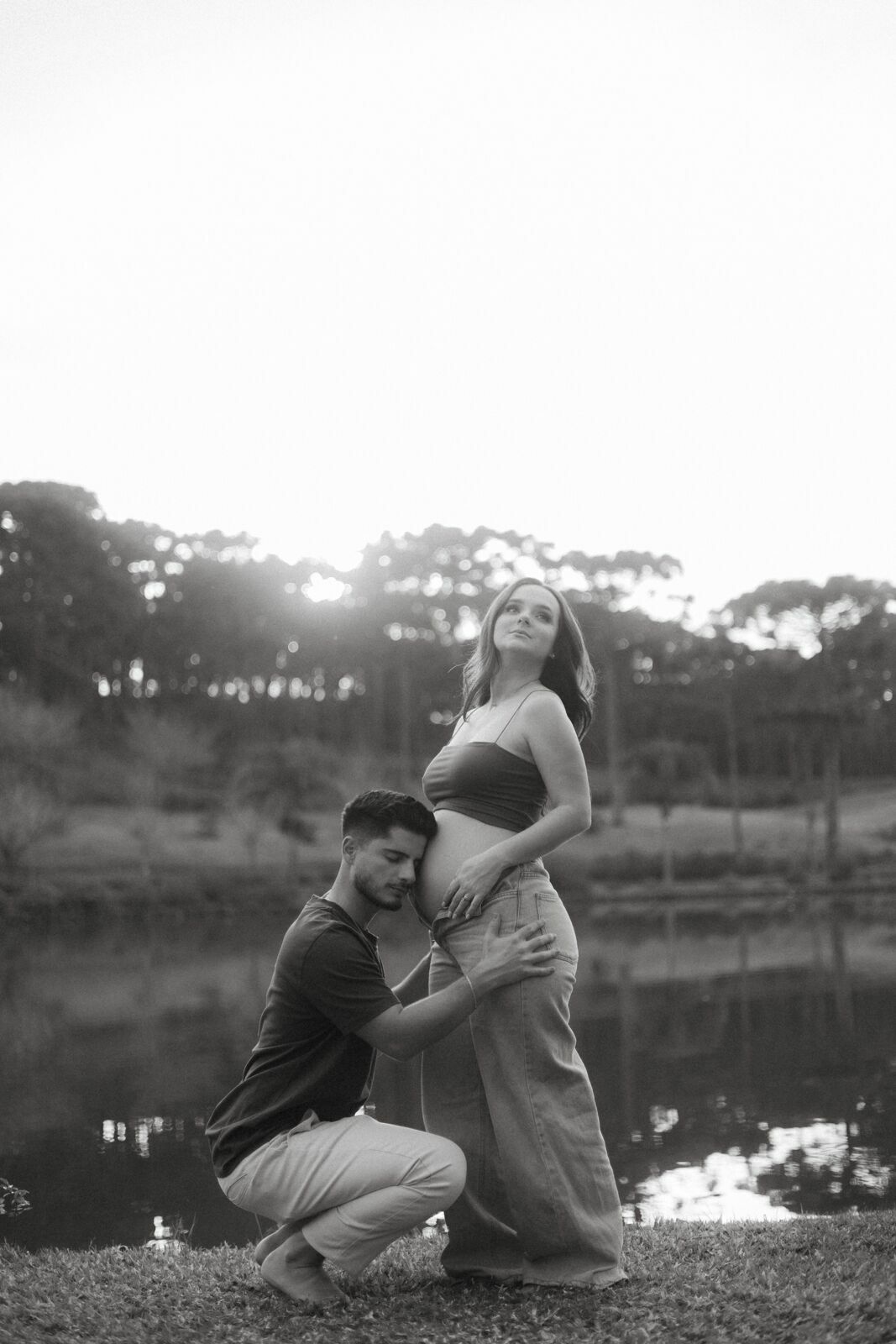 Foto Ensaio Gestante da Claudia - Fotógrafo em Joinville - Imagem 30