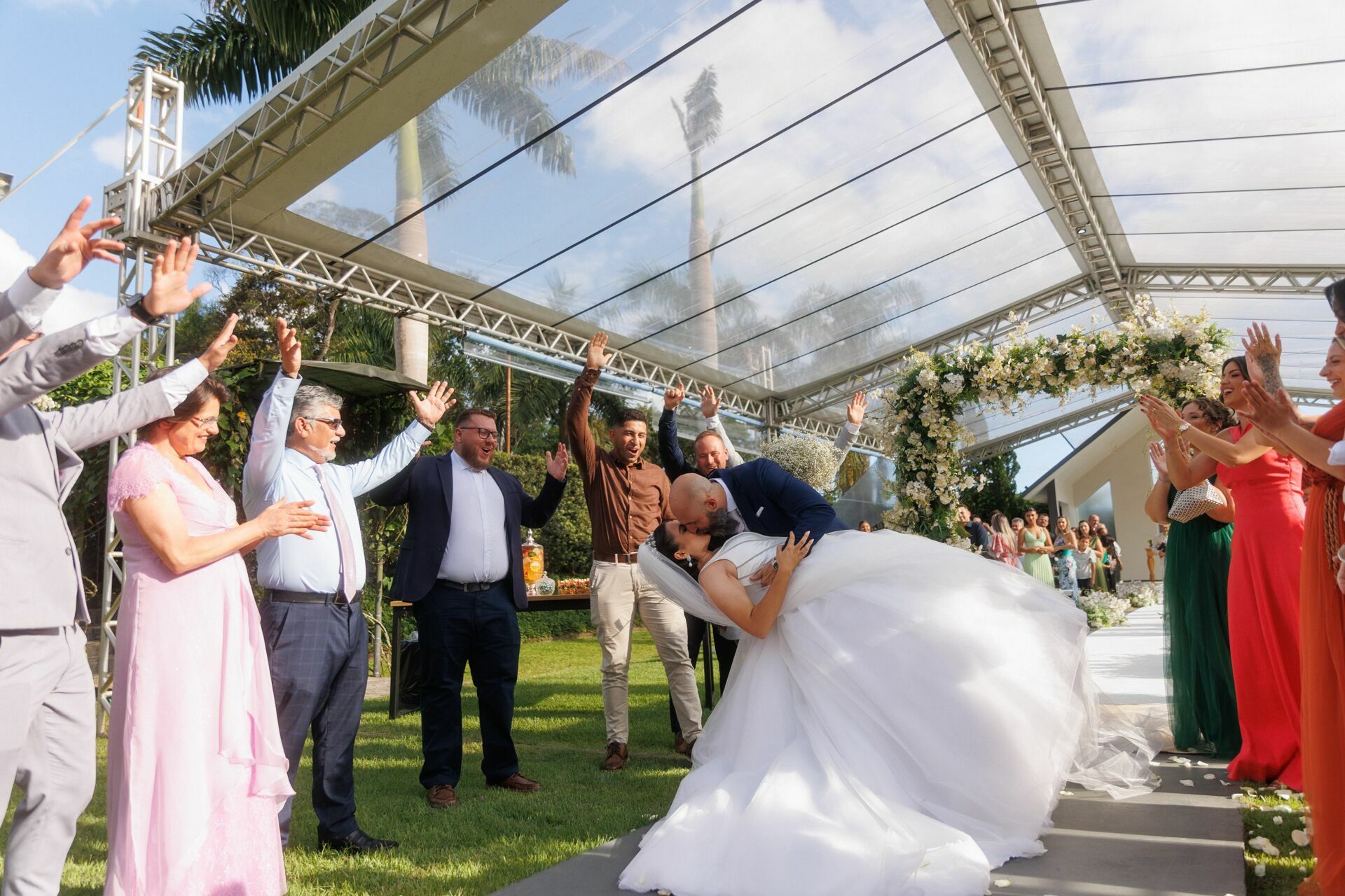 Foto Casamento da Camila e do Andre no Pátio Venâncio em Joinville - Fotógrafo em Joinville - Imagem 95