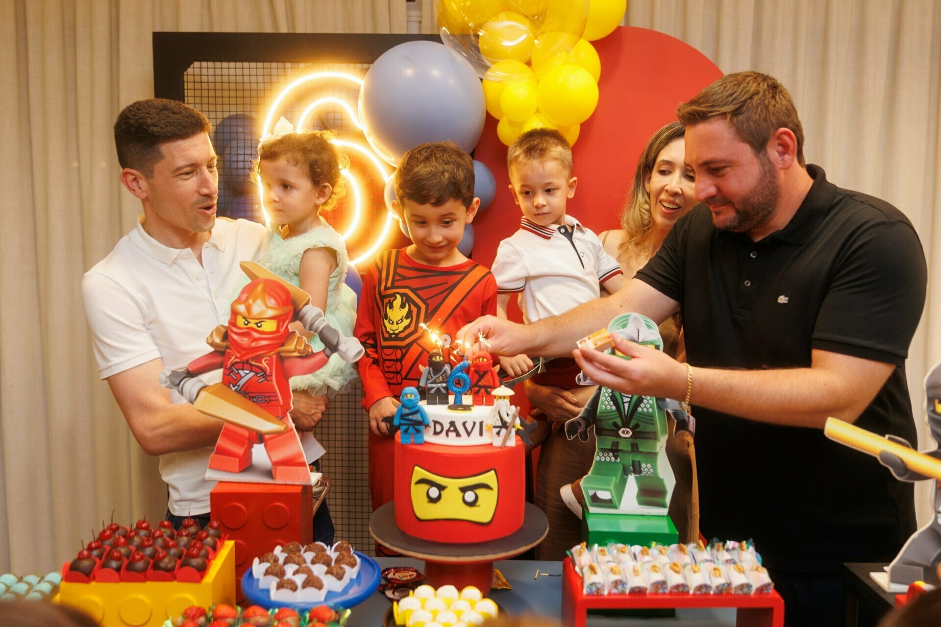 Aniversário Infantil do Davi em Joinville - Fotógrafo em Joinville