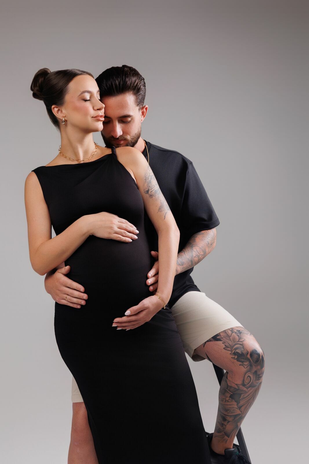 Foto Ensaio Gestacional da Gabriela em Estúdio - Fotógrafo em Joinville - Imagem 10